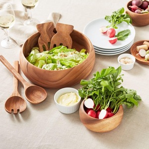 Bol en bois d'acacia écologique bols en bois massif vaisselle non plastique biodégradable et durable - Product Image 5