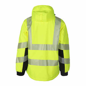 Suministro directo de fábrica, chaqueta de ropa de trabajo de invierno para hombres, ropa de abrigo de seguridad impermeable acolchada gruesa a prueba de viento - Product Image 6