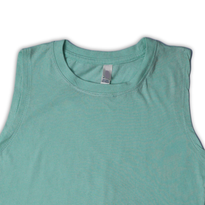 Camiseta sin mangas de punto teñida, 100% algodón, 210 g/m², transpirable, ligera, resistente al viento, unisex, de secado rápido, ecológica, anti-UV. - Product Image 2