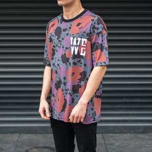 Nouvelle Collection – T-shirt Décontracté Homme Personnalisé en Jersey Polyester/Coton Respirant et Lourd, Imprimé Numérique, Style Urbain - Product Image 2