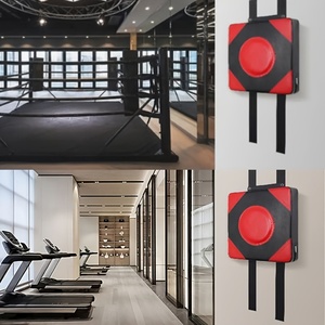 40*40cm <span class=keywords><strong>Sac</strong></span> <span class=keywords><strong>de</strong></span> <span class=keywords><strong>Frappe</strong></span> Silencieux Main <span class=keywords><strong>Pied</strong></span> Bullseye Mur Monté Boxe Mur Cible Home Training Mur Punching Pads Ménage Intérieur - Product Image 3