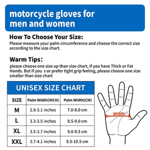 Guantes de carreras de motos Guantes transpirables de dedo completo para montar en moto con pantalla táctil - Product Image 6
