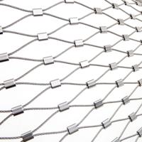Filet de câbles en maille de corde en acier inoxydable 316 de qualité marine, résistant à la corrosion, fournisseur de mailles de sécurité