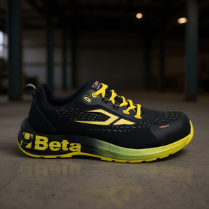 Chaussures de sécurité RENEGADE avec tissu tissé résistant et respirant, détails jaunes - Product Image 3