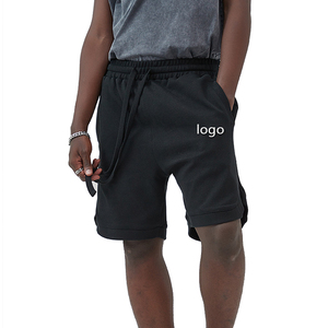 Pantalones cortos deportivos con cordón para hombre OEM al por mayor, pantalones cortos deportivos transpirables con cinturón elástico y logotipo personalizado para hombre - Product Image 5