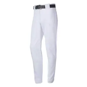 Uniforme de baseball d'équipe pour adultes personnalisé sublimé, respirant, 100% polyester, noir uni, logo brodé - Product Image 3