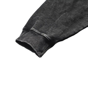 OEM Cổ Điển Axit Rửa 100% Cotton Áo Cho Nam Giới Thân Thiện Với Môi Biểu Tượng Tùy Chỉnh Vá Mùa Đông Chenille Thêu - Product Image 5