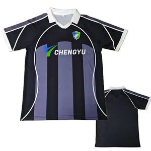 Poliéster Sublimación Retro Custom Soccer Jersey Set Ropa deportiva de fútbol de alta calidad - Product Image 3