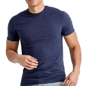 T-shirts col rond manches courtes pour hommes vente en gros T-shirts 100% coton sublimés imprimés numériquement décontractés sur mesure - Product Image 4