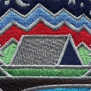 ป้ายปักดอกไม้คุณภาพสูงแบบกำหนดเอง ปักด้วยไหมเชนิลล์ ผลิตจากโรงงานโดยตรง ไม่มีขั้นต่ำในการสั่งซื้อ ป้ายปักเย็บติดเสื้อ - Product Image 6