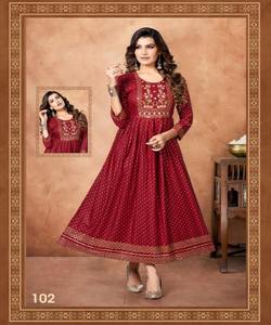 Chic élégant Fusion Salwar Kameez mode de style pakistanais avec robe longue Fusion traditionnelle moderne - Product Image 5