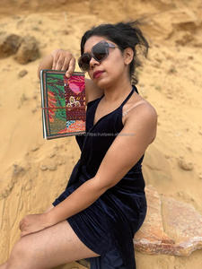 Nouveau réel fait à la main vibrant et coloré couverture en tissu Katha papier de travail journal Vintage coloré couverture non doublé feuille recyclée Journal - Product Image 4