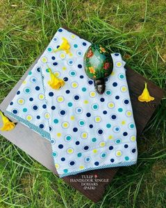 Couverture en coton imprimé de blocs floraux modernes Couette légère et douce avec sommeil confortable Paire de 2 couettes en gros - Product Image 3