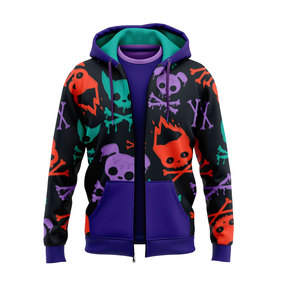 Sweats à capuche personnalisés en gros avec logo personnalisé et couleurs personnalisées, sweats à capuche par sublimation - Product Image 5