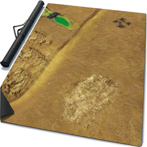 Tapis de jeu de guerre sur mesure de toutes tailles avec base en caoutchouc antidérapante - Product Image 5