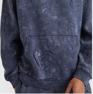 Chándal de lavado ácido para hombre, ropa informal de manga larga, venta al por mayor, chándales de lavado ácido para hombre personalizados - Product Image 5