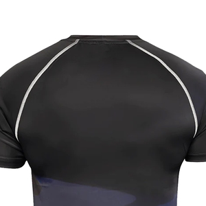 เสื้อคอกลมแขนสั้นสำหรับผู้ชายเสื้อสำหรับใส่ออกกำลังกายในยิมเสื้อแร็ชการ์ดออกแบบได้ตามต้องการ - Product Image 4