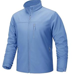 Qualité supérieure Respirant Imperméable Chaud et Résistant à l'Usure Softshell Veste Hommes En Plein Air Zip Poches Soft Shell Veste Pour Homme - Product Image 5
