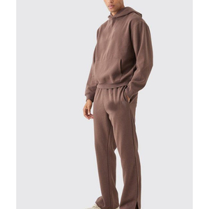 Conjunto de chándal para hombre, chándal de 2 piezas para hombre, chándal completo de 550GSM, chándal de peso pesado, conjuntos de traje atlético para correr, chándal - Product Image 5