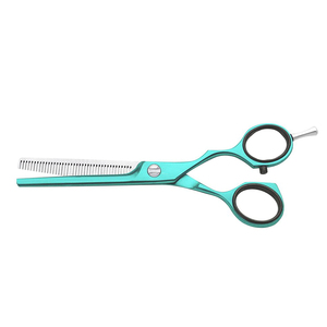 กรรไกรซอยผมระดับมืออาชีพ ผลิตจากเหล็กกล้าไร้สนิมคุณภาพสูง ปลายใบมีดคม ปรับขนาดได้ พร้อมโลโก้ คุณภาพเกรด A+ - Product Image 5