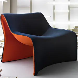 2022 Hot selling Living room 181 cloth lounge chair high heel shoe leisure chair by fabric upholstery