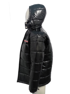 Chaqueta de Motociclista para Hombre, Estilo Vaquero, Recubierta, de Alta Calidad, Transpirable, Corte Ajustado, Cuello Alto, Logotipo Frontal, Poliéster/Algodón - Product Image 3