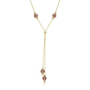 Sultanite Stone Charm Silver Y Necklace Wholesale 925 Sterling Silver Jewelry Turkish Handmade - Product Image 3