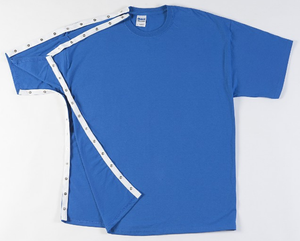 Por encargo 100% algodón broches cierre rehabilitación camiseta después de la recuperación del Hospital lado rápido Scrubs para el fabricante de vestidos de pacientes - Product Image 5