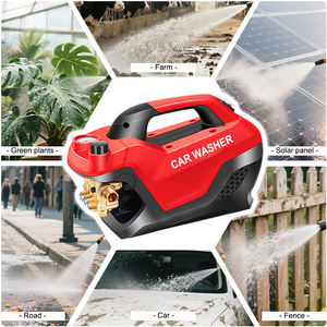M-4 उच्च दबाव 60-180 बार 1500 डब्ल्यू + घरेलू सस्ती बिजली पेशेवर पोर्टेबल इलेक्ट्रिक मिनी लिथियम कार वॉशर - Product Image 1
