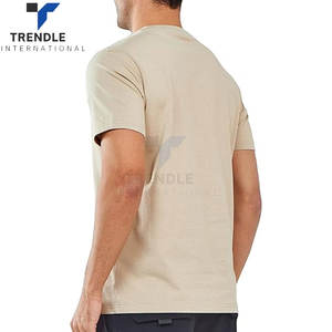 T-shirts de sport pour hommes à séchage rapide, col rond, 100% coton, performance athlétique, course à pied, salle de sport, entraînement, manches courtes - Product Image 2