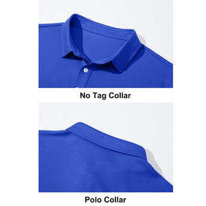 Camisas de Manga Larga para Hombre, con Botones, Casuales, de Algodón, Azul Rey, con Estampado de Golf, Logotipo Personalizado, Bolsillo, Camisetas al por Mayor - Product Image 5
