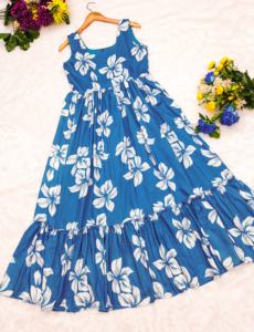 Designer One-Piece Silk Fancy Gown with Handwork Indian Style Wedding Party Wear with Fancy-Sleeved - Product Image 5