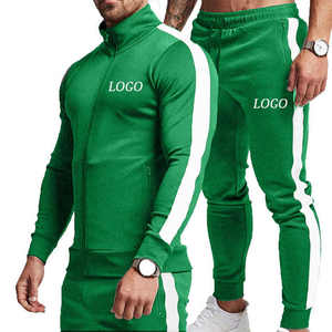 Manufacturer Hot Selling Training Sweatsuits Set Custom Unisex Tracksuit Set Custom logo Jogging Suits Tracksuit for Men - Product Image 2