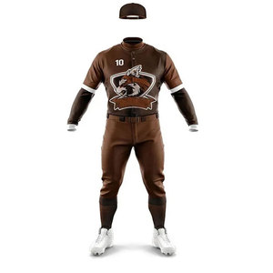 Uniformes de baseball entièrement colorés Tissu polyester de haute qualité Logos personnalisés Uniformes de baseball pour jeunes brodés ou imprimés personnalisés - Product Image 1