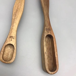 Cuillère en bois de haute qualité, lot de 2, compatible lave-vaisselle, fabriquée en Inde, nouveau design, couverts solides, prix bas - Product Image 4