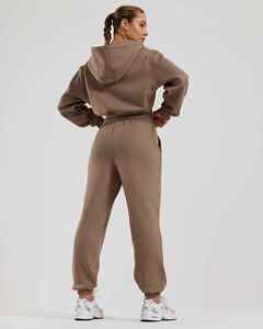 Meilleure qualité Caribou femmes confort pleine longueur Joggers éponge polaire doux au toucher tissu femmes pantalons de survêtement femmes pantalons et pantalons - Product Image 5