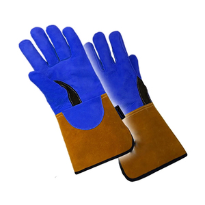 Nouvelle usine gants de soudage en cuir pistolet paume sécurité protection des mains anti-coupure anti-dérapant caractéristiques doux confortable gants pour hommes - Product Image 6