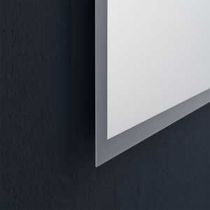 Miroir de salle de bain rétroéclairé par LED, réversible, 80x60 cm, résistant à l'eau, à fixer au mur - Product Image 6