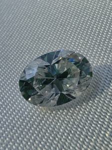 Forma ovalada de moissanita de Gema suelta blanca creada en laboratorio para la fabricación de joyas de piedras preciosas D color VVS1 claridad - Product Image 6