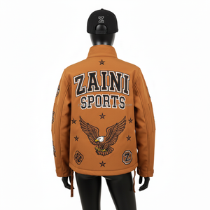 Chaqueta Softshell para Mujer, Exterior, Poliéster con Forro Polar, Térmica, Cómoda, Color Marrón, Logotipo Bordado Personalizado - Product Image 2