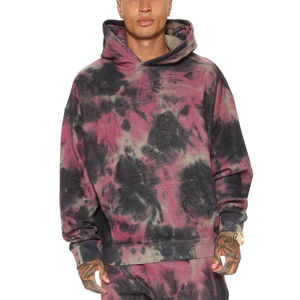 Último diseño Hombres Tie Dye Chándales Venta caliente Transpirable de alta calidad Totalmente personalizado hombres Tie Dye Chándal con tarifa barata - Product Image 4