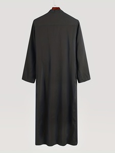 Abaya musulmane tendance OEM, robe de mode arabe de Dubaï, très vendue, robe pour hommes, thobe islamique, vêtements pour hommes, thobe pour garçons, OEM ODM - Product Image 2