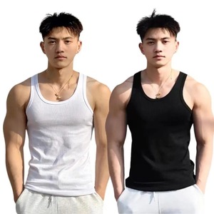 Camiseta sin mangas de talla grande para gimnasio deportivo personalizada para hombre, Camiseta ajustada de secado rápido, ropa deportiva suave, camiseta cortada sin mangas de verano - Product Image 2