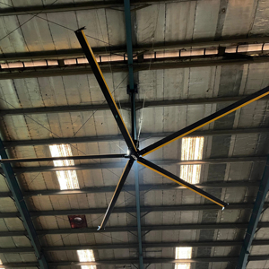 HVLS Industrial Ceiling <b>Fan</b> for Large Commercial Spaces Like Manufacturing Plant Garment Unit Assembly Hall Premium Geared Motor - Product Image 1
