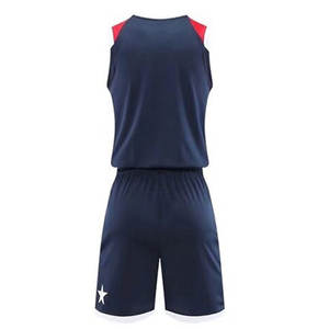 Uniforme de basket-ball personnalisé uniforme de basket-ball 100% polyester uniforme de basket-ball pour hommes - Product Image 3