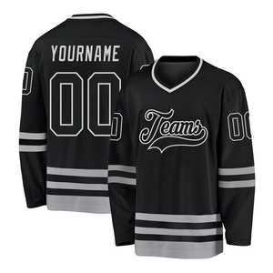ชุดเสื้อฮ็อกกี้น้ำแข็งพิมพ์ลายซับลิเมชันผ้าโพลีเอสเตอร์ออกแบบฟรี - Product Image 3