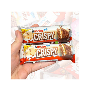 Kinderr Crispy 34g Contains Vanillin For Authentic Vanilla Flavor Profile In Milk Chocolate Coating Export - Product Image 3