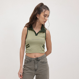 Chemise polo à manches courtes pour femme Fit2Fight - Grande taille - T-shirt décontracté de golf sur mesure uni - Avec motif logo - Product Image 1
