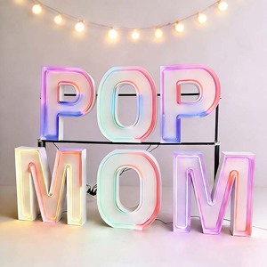 Insegna Luminosa Personalizzata 'Marry <span class=keywords><strong>Me</strong></span>' Autoportante, Lettere LED da 4 Piedi per Feste, Insegna Luminosa al Neon con Supporto e Sfondo - Product Image 3