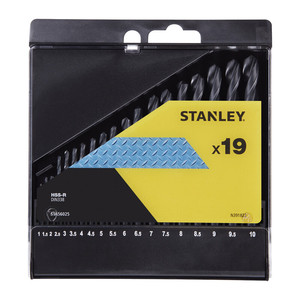 Piranha/ Sta56025 (x56025) Cassetta 19 Punte HSS per Metallo - Product Image 1